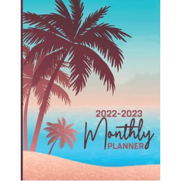 Imagem de 2022-2023 Monthly Planner: 2 Years of Planning With Federal Holidays | A4-2 Year Monthly Planner/Calendar/Schedule - To Do List - 24 Months ... Up To December 2023 | Beautiful Beach Cover
