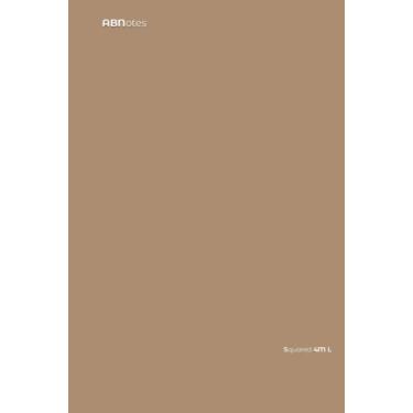 Imagem de ABNotes Squared 4M L A5 Brown HC: Quaderno/Taccuino A5 a quadretti 4mm senza margine - Tinta Unita Marrone - Leggero 100 pagine - Fogli spessi - Per scuola, lavoro o appunti personali.