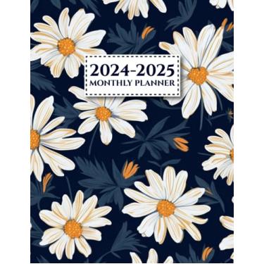 Imagem de 2024-2025 Monthly Planner: Two Year Calendar Schedule Organizer, January 2024 - December 2025 (24 Months) with Federal Holidays, Daisy Cover