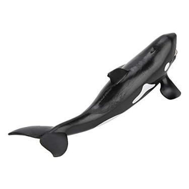Imagem de Ornamento de Baleia, Brinquedo Animal Em Miniatura de Baleia, Decoração de Simulação, Coleção de Ornamento, Acessório para Casa (orca)