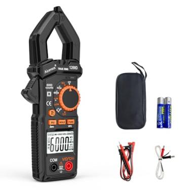 Imagem de Aicevoos Alicate Amperímetro 6000 Contagens Amperímetro Medidor de Alcance Automático Dc Alicate Amperímetro, Mede Corrente Voltagem Capacitância Resistência (Corrente Ac/Dc)
