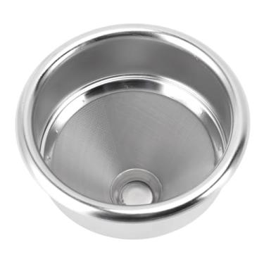 Imagem de Cesta Portátil de Aço Inoxidável de 58 Mm - Filtro de café Cônico de Malha Fina para Portaffiter Sem Fundo