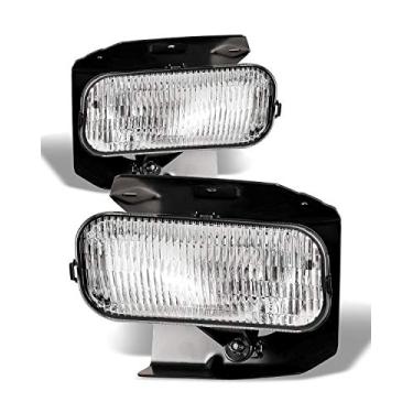 Imagem de AUTOWIKI Faróis de neblina para Ford Expedition 1999-2003 F150 F-150/1999-2002 (GG, XLT, modelo Lariat sem STX ED), Ford F150 Heritage 2004 1 par de lentes transparentes de substituição para farol de neblina dianteiro