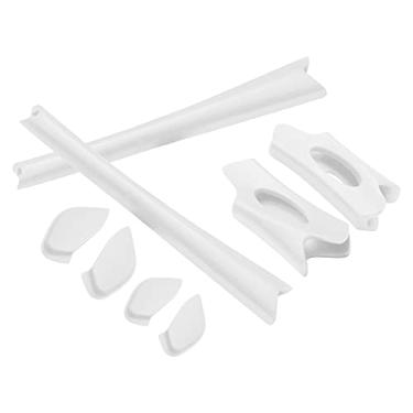 Imagem de Bwake Orelhas de substituição e almofadas de nariz para óculos de sol Oakley Flak Jacket/Flak Jacket XLJ - Branco