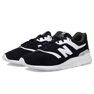 Imagem de New Balance Tênis feminino 997H V1, Preto/cabeça de mármore/neblina de verão, 12