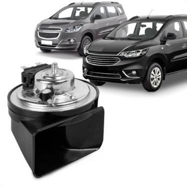 Imagem de Buzina Automotiva Fiamm Spin 2012 A 2024 Am80Sx H Conector Uscar Agudo 12V Caracol 2 Terminais