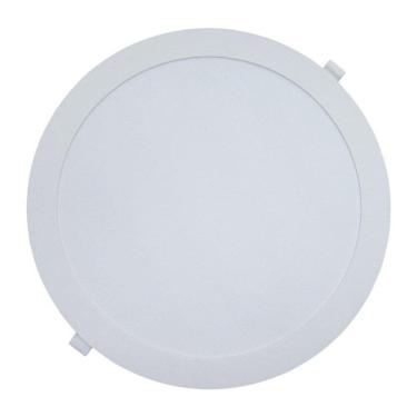 Imagem de Painel Plafon Led de Embutir Modaza Redondo 24W, Branco 6500K