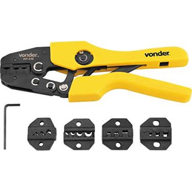 Imagem de Vonder, Alicate Prensa Terminais 5 Em 1, Terminais Eletricos, 0,5 Mm² A 35,0 Mm², Ap 510.