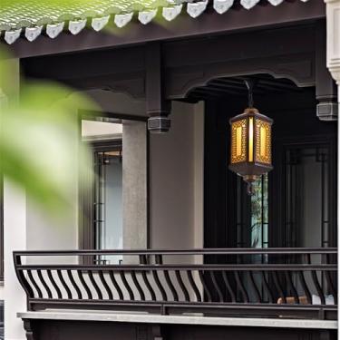 Imagem de Lâmpada Pendente Contemporânea Ao Ar Livre LED À Prova D 'Água Villa Jardim Pátio Portão Corredor Varanda Lâmpada Pendente (G D30CM 1PCS)