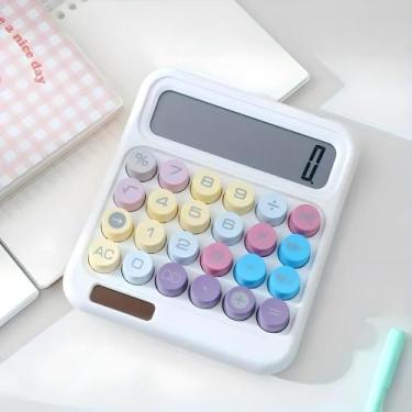 Imagem de Calculadora Retangular 12 Dígitos Botões Coloridos Opapro OPA-J011, Br