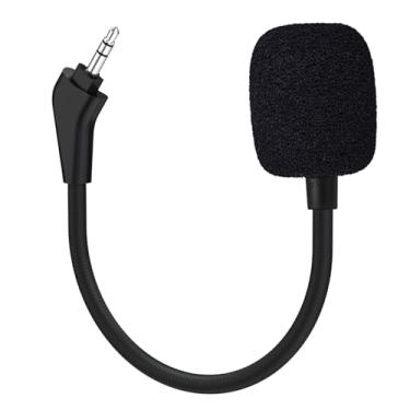 Imagem de Microfone de substituição HS70 Pro compatível com Corsair HS50, HS60, HS70, HS70 SE, HS50 PRO, HS60 PRO, HS70 PRO Fone de ouvido para jogos, microfone boom removível de 3,5 mm com cancelamento de