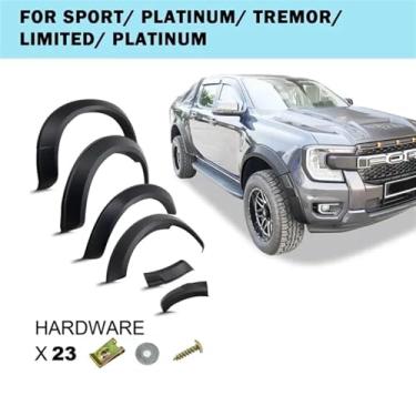 Imagem de Protetor de arco de roda Fender Flares compatível com Ranger NEXT-GEN T9 2022 2023+ WILDTRAK SPORT XLT XLS XL 4X4 Acessórios para carro para-lama(Sport)