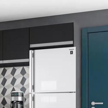 Imagem de Armário de Cozinha Aéreo Geladeira Lavanderia 60 Cm Nina - Online Comf