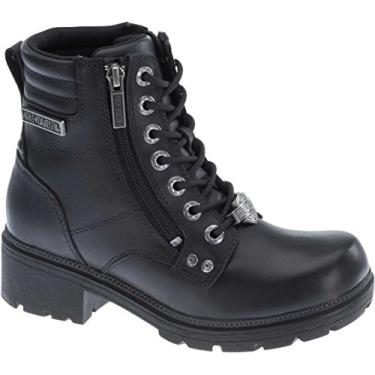 Imagem de HARLEY-DAVIDSON FOOTWEAR Bota feminina de motocicleta Inman Mills, Preto, 7.5