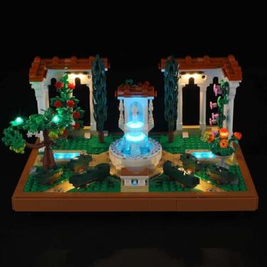 Imagem de Mililier LED Light Kit for Lego 10359 Icons Fountain Garden Building Set, Compatible with Lego 10359 Building Blocks Model(Not Include Blocks Set)