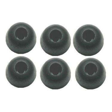 Imagem de 6 Borracha Pé De Taco Culatra Macia Taco Sinuca Bilhar Bar - Tacolândi