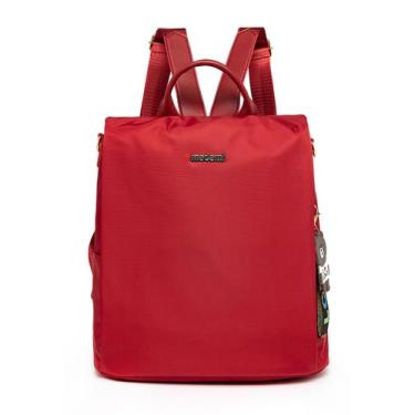 Imagem de Mochila Bolsa Anti - furto Vermelha Madami Resistente, U