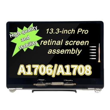 Imagem de Nova tela LCD A1706 A1708 de substituição completa para MacBook Pro 13 polegadas 2016 2017 EMC 3163 3164 3071 2978 (cinza)