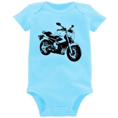 Imagem de Body Bebê Moto XJ6 N Art - Foca na Moda, Azul bebê, G