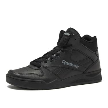 Imagem de Reebok Tênis de basquete masculino Royal BB4500 Hi2, cano alto, preto ou branco, largura média ou larga, tamanho 7 a 14, Preto/liga, 7.5 X-Wide