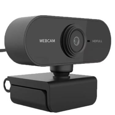 Imagem de Câmera Webcam Full Hd 1080p 30fps Preto Vídeo chamada Call - Home Good