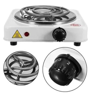 Imagem de Fogao Eletrico 1 Boca 110v Portatil Espiral 1000W Fogareiro