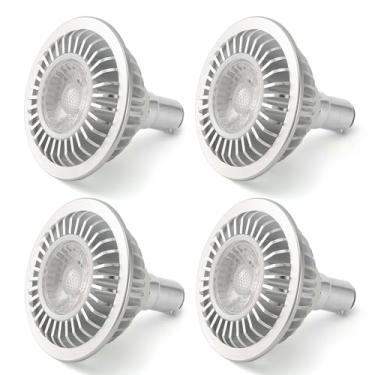 Imagem de AIBOO Lâmpada Led Ar70 Ba15D Base B15, Entrada Ca/Cc 12V, 7W 500Lm Para Iluminação Residencial E Comercial, Lâmpada Halógena De Substituição De 50W (Branco Natural, Pacote Com 4)