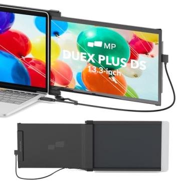 Imagem de Duex Extensor De Tela Para Laptop Plus Ds, Extensor De Monitor Ips Fhd 1080P De 13,3", Monitor Portátil Usb Tipo C/Hdmi Plug And Play Para Laptops De 13" A 14,5", Compatível Com Windows/Mac/Android