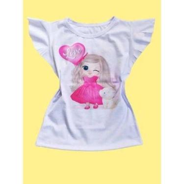 Imagem de Blusas infantil menina love. - mc moda kids, GG veste de 8/10 anos