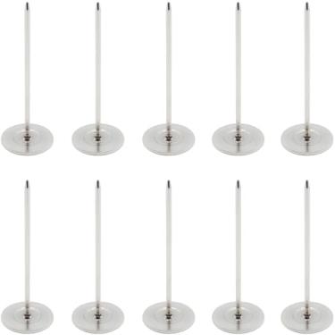 Imagem de 10 peças de tachas longas para estofamento de 18 mm x 50 mm, pregos de móveis de cabeça plana, tachas de polegar grandes, pinos de pressão de metal, para móveis sofás e cabeceiras decorativas, prata