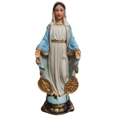 Imagem de Imagem de Nossa Senhora das Graças em Resina 20 cm Imagem Católica
