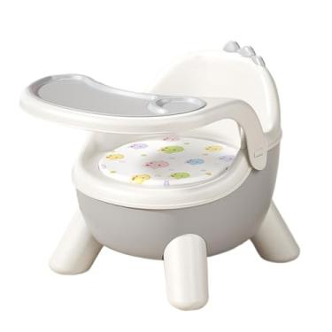 Imagem de Cadeira Para Alimentação Infantil,Assento Elevatório Infantil em Formato de Dinossauro - Com, Bandeja Dupla E Multifuncional Para Alimentação E Diversão