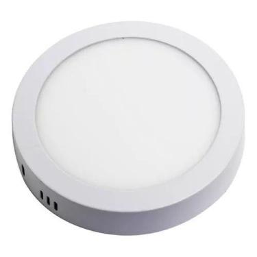 Imagem de Plafon Led Sobrepor 18w Redondo 4000k Branco neutro Bivolt Startec