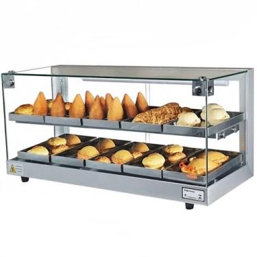 Imagem de BD10 - Estufa Beta para salgados de 10 bandejas Dupla Prata - 220V - O