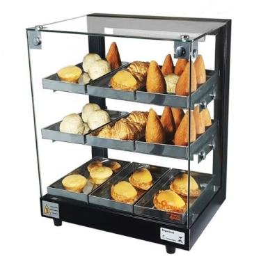 Imagem de TB9 - Estufa Beta para salgados 9 bandejas Torre Preta - 127V - Omega