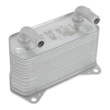 Imagem de VekAuto Resfriador de óleo do motor para Audi TT 2010-2014 Refrigerador de óleo de transmissão Trans Cooler No.02E409061C Liga de alumínio tom prateado 1 peça