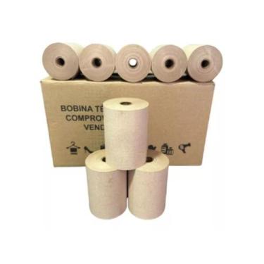 Imagem de Bobina Térmica 80x30 Impressora fiscal - Caixa com 30 rolos Reciclado 