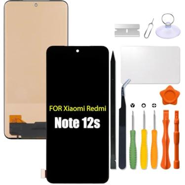 Imagem de Substituição para Xiaomi Redmi Note 12s Tela LCD INCELL para Redmi note12s 2303CRA44A 23030RAC7Y 2303ERA42L LCD Touch Screen Display Painel Digitalizador Assembléia com kit de reparo