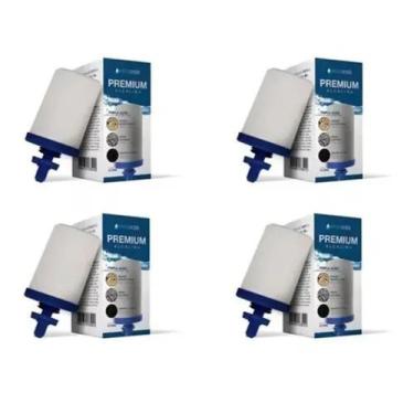 Imagem de Kit 04 Velas Para Filtro Barro Alcalina Premium Tripla Ação - Oasis