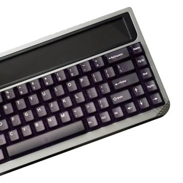 Imagem de daixiahu Teclas temáticas deslumbrantes Purple Mist, conjunto de teclas de sublimação de 150 teclas, teclas personalizadas de perfil cereja para teclado mecânico Cherry Gateron MX Switch material PC +