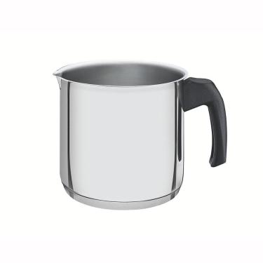 Imagem de Fervedor Leiteira Allegra Em Aço Inox Fundo Triplo Cabo Baquelite 14cm 2l - Tramontina 62932140