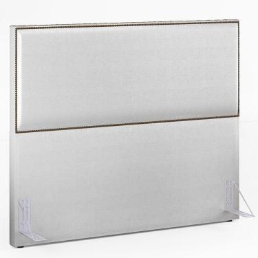 Imagem de Cabeceira Box Casal 140 Cm Facto Cinza Metalizado