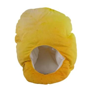 Imagem de Vaveren Chapéu de cabeça de batata chapéu de vegetal de desenho animado para performance de palco de Halloween e baile de máscaras