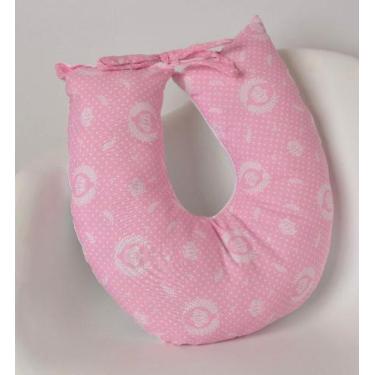 Imagem de Almofada Amamentação Com Laço e zíper - ALICE ENXOVAIS, Coroa Rosa