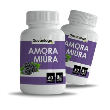 Imagem de 2 Potes AMORA MIU RA 120 cápsulas 500mg - Davantage Lab