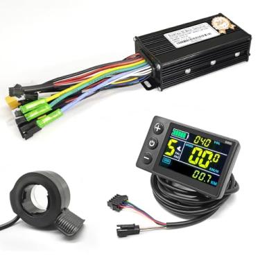Imagem de JOCHEN Controlador Sem Escovas 36V/48V 17A/26A/30A/40A Mini Lcd Colorido Cs866 Para Bicicleta Elétrica, Scooter, Peças De Mountain Bike (26A Com Acelerador)