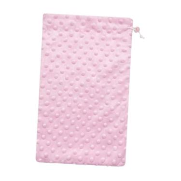 Imagem de Ｂｅｓｇａ Bolsa de toalha de banho para furão, toalha de banho de dragão barbudo, roupão de portátil, resistente e leve, secagem rápida para porquinho-da-índia, Rosa