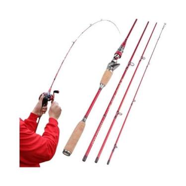 Imagem de Vara De Pesca Giratória Ultraleve Sougayilang 2.1M 24Ton Guia De Linha