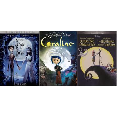 Imagem de Video A Noiva Cadáver De Tim Burton / Coraline O Estranho Mundo Jack [Dvd-Pack Com 3]