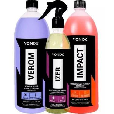 Imagem de Kit limpeza roda chassi caixa roda vonixx impact izer verom - marca, S